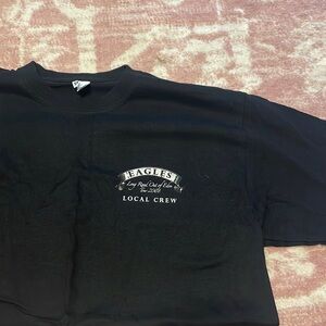 Vintage Eagles tour crew shirt.